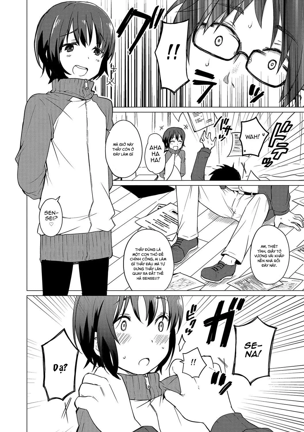 HentaiVN.net - Ảnh 3 - Jikan Teishi de Sensei to ! - Chap 1