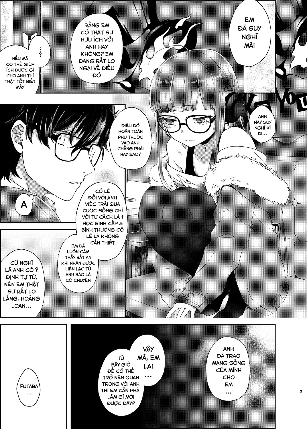 HentaiVN.net - Ảnh 12 - Koibito no Futaba to Shitai Ironna Koto (Persona 5) [恋人の双葉としたいいろんなこと] - Chap 1