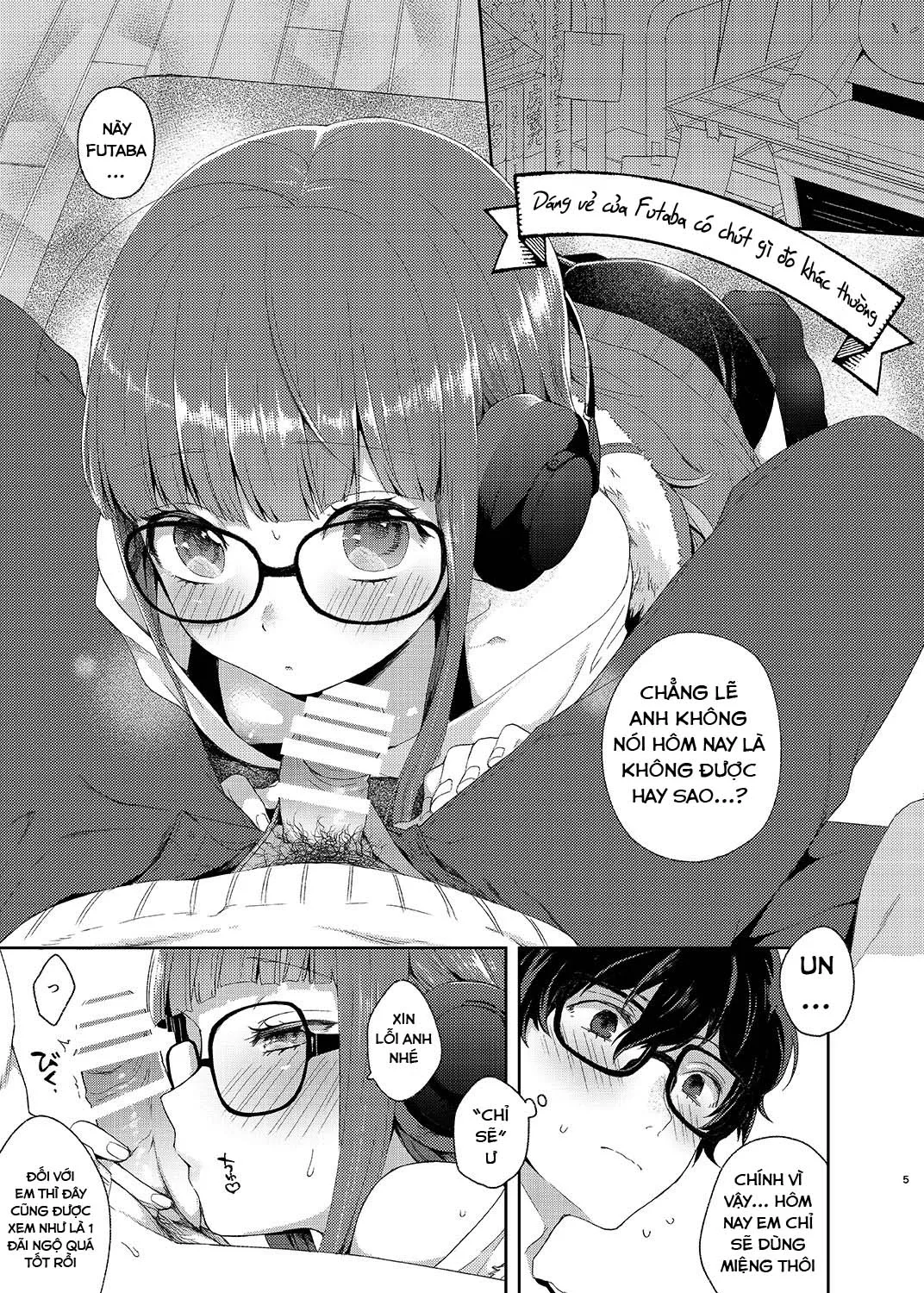 HentaiVN.net - Ảnh 4 - Koibito no Futaba to Shitai Ironna Koto (Persona 5) [恋人の双葉としたいいろんなこと] - Chap 1