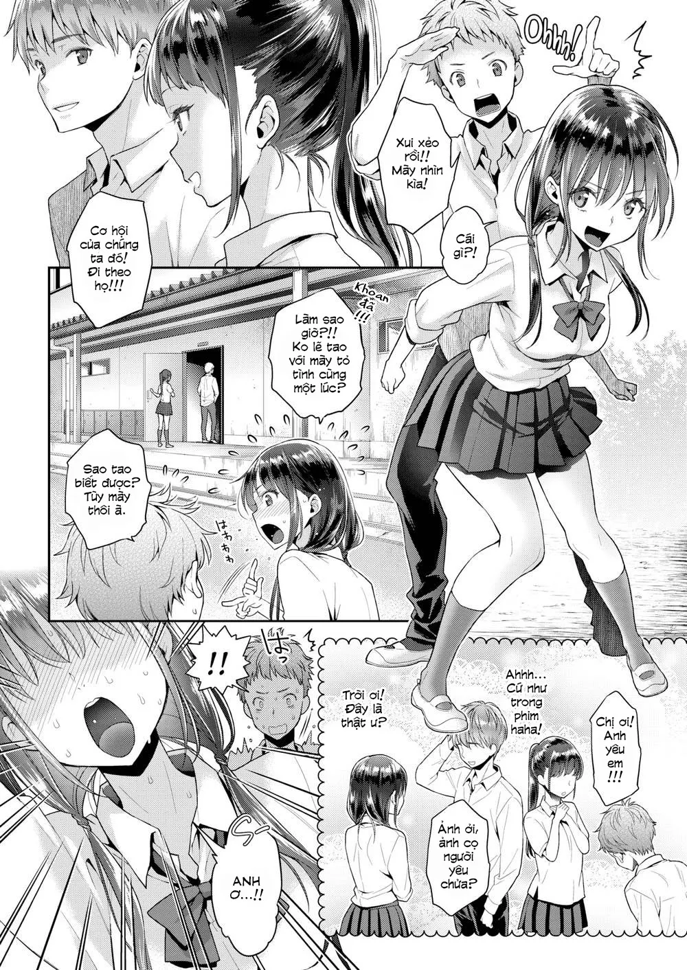 HentaiVN.net - Ảnh 3 - Tuổi trẻ [Youthful Comunication] - Chap 1