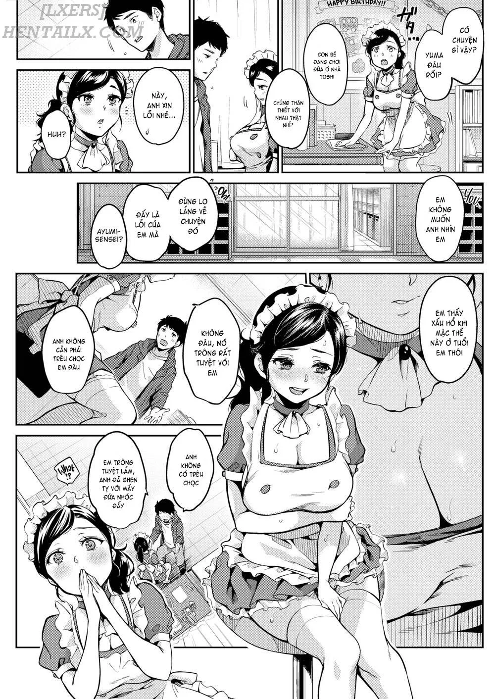 HentaiVN.net - Ảnh 6 - Party For Two [Comic Shitsurakuten 2018-12] - Chap 1