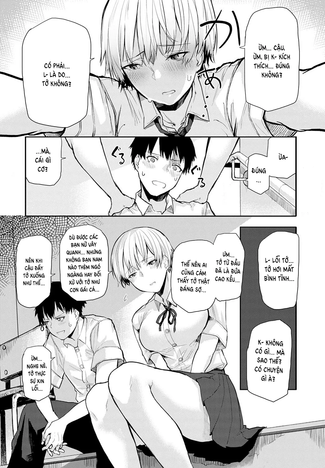 HentaiVN.net - Ảnh 10 - Cao lớn và dễ thương! [Tall & Cute] - Chap 1