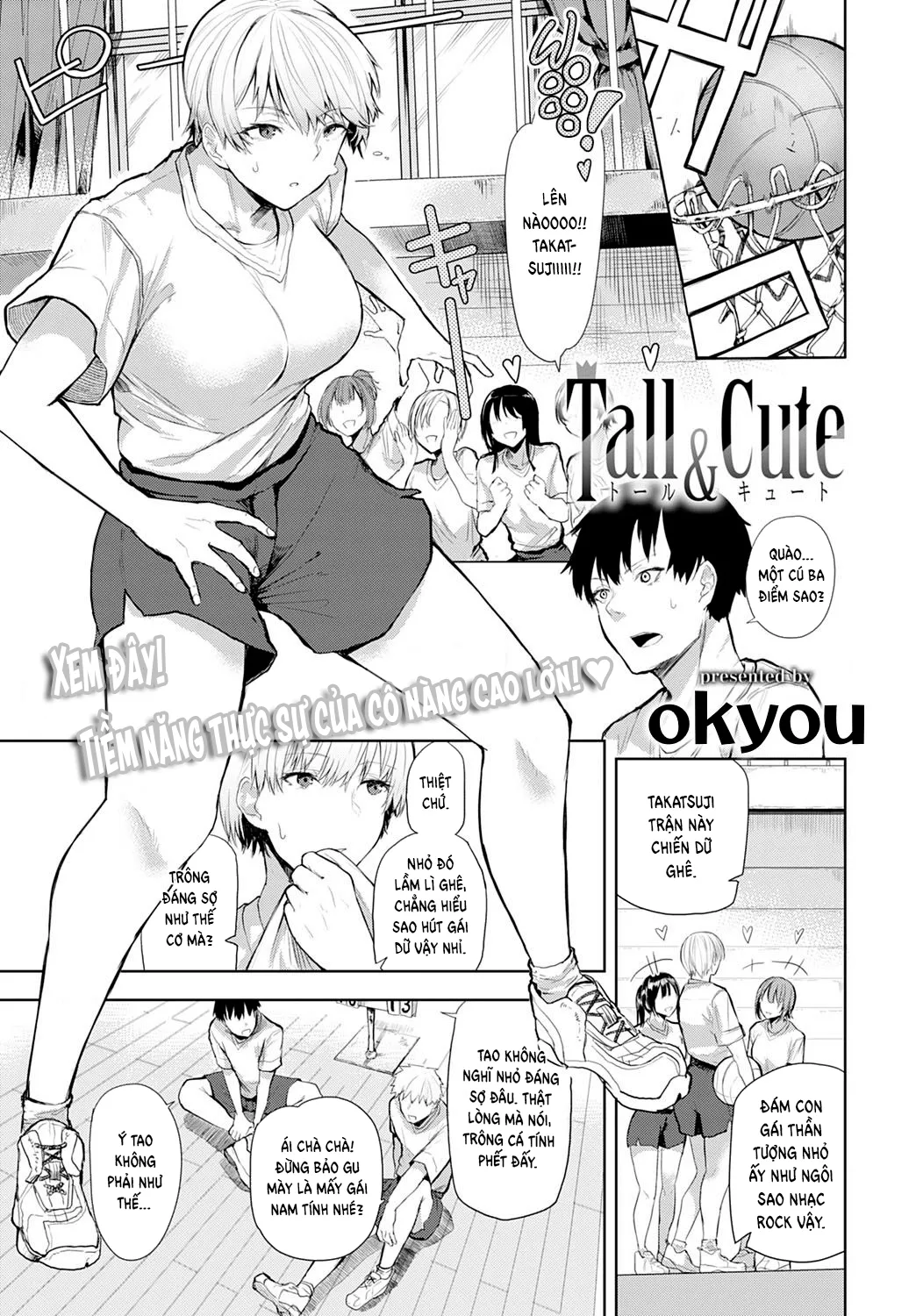 HentaiVN.net - Ảnh 3 - Cao lớn và dễ thương! [Tall & Cute] - Chap 1