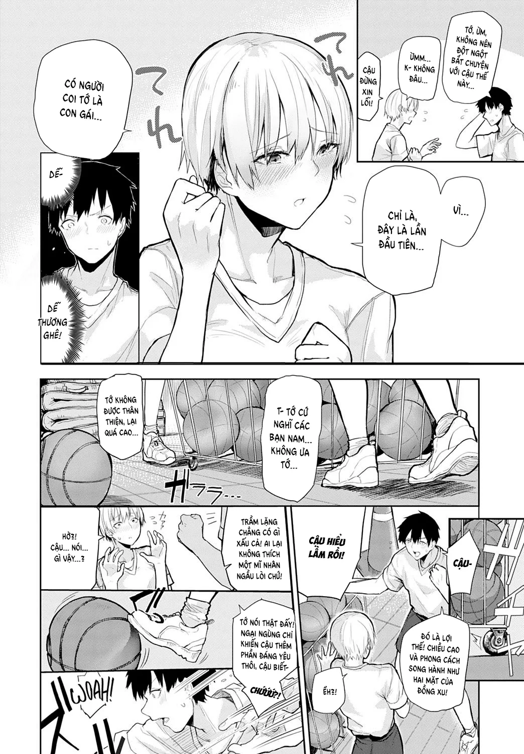HentaiVN.net - Ảnh 6 - Cao lớn và dễ thương! [Tall & Cute] - Chap 1