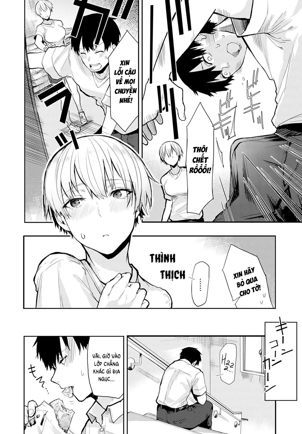 HentaiVN.net - Ảnh 8 - Cao lớn và dễ thương! [Tall & Cute] - Chap 1