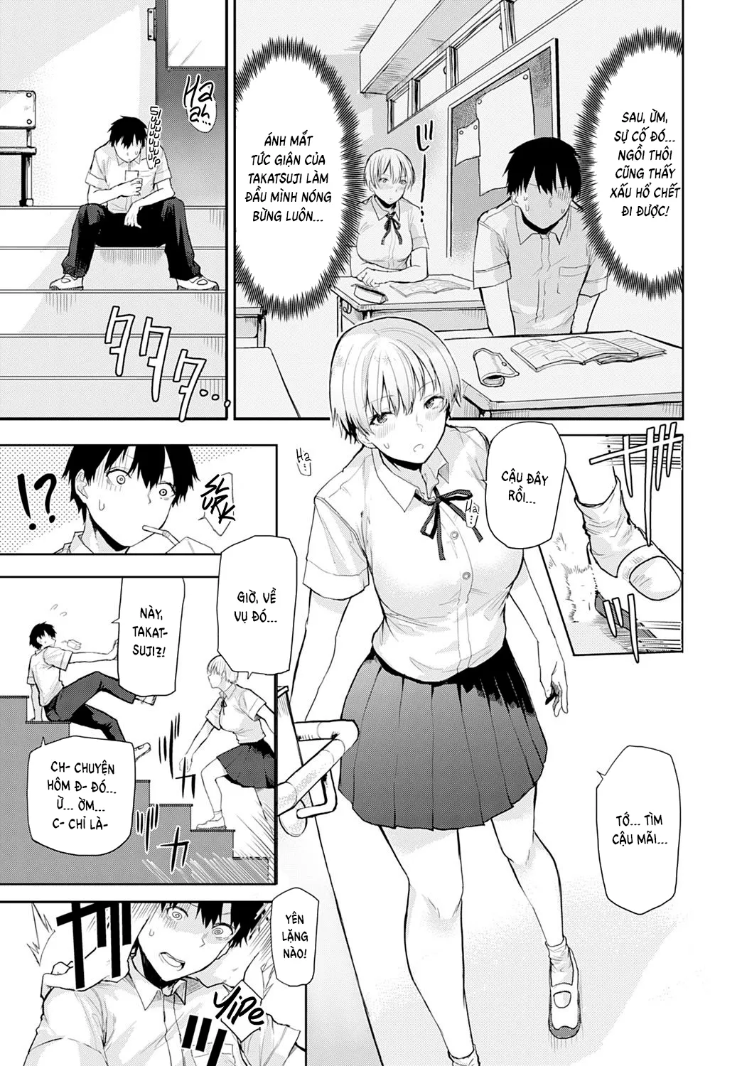 HentaiVN.net - Ảnh 9 - Cao lớn và dễ thương! [Tall & Cute] - Chap 1