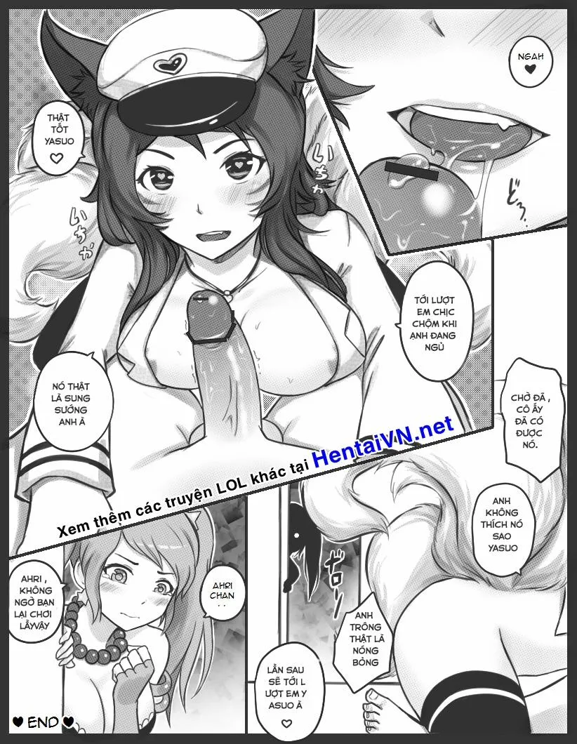 HentaiVN.net - Ảnh 25 - Fox Charm - Ahri x Yasuo (League of Legends) - Chap 1