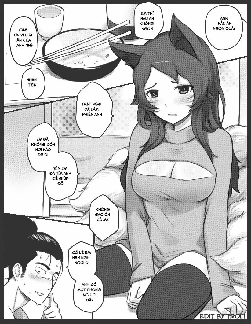 HentaiVN.net - Ảnh 5 - Fox Charm - Ahri x Yasuo (League of Legends) - Chap 1