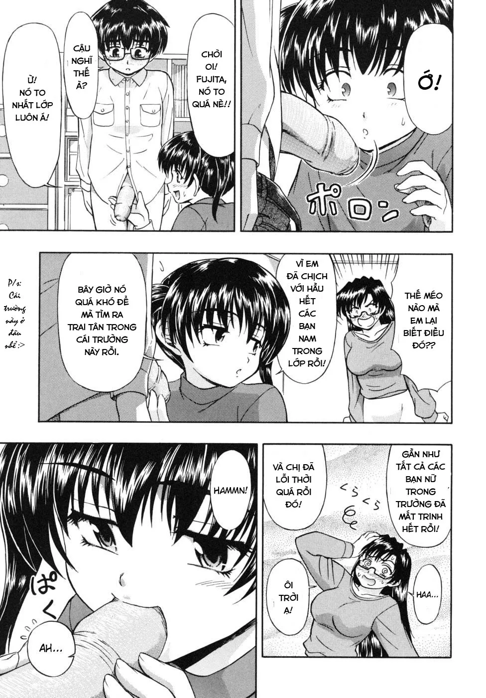 HentaiVN.net - Ảnh 5 - Ván ThreeSome Của Loli, Big Boobs Và Shota [Shojo to Hishojo to Doutei to, Virgin Girl, Non-Virgin Girl and Virgin Boy] - Chap 1