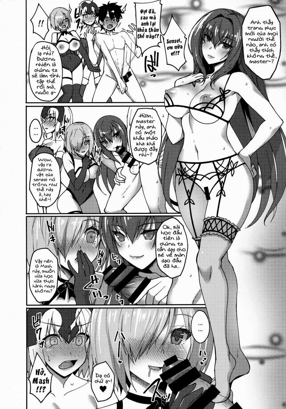 HentaiVN.net - Ảnh 5 - Shishou ga Michibiku Chaldea Servant Harem Seikatsu (Fate/Grand Order) [My Teacher’s Chaldea Servant Harem Orgy Lessons; Dàn harem của Master tổ chức Chaldea] - Chap 1