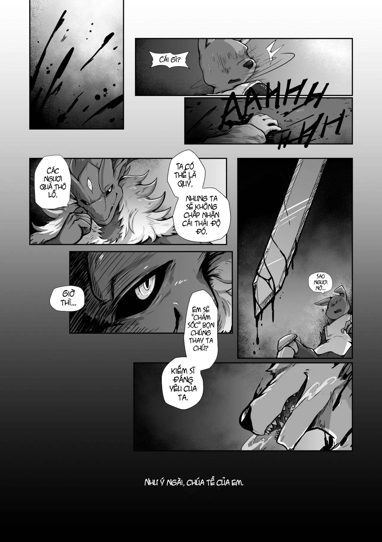 HentaiVN.net - Ảnh 39 - Hiệp sĩ và ác ma [Where you belong] - Chap 1