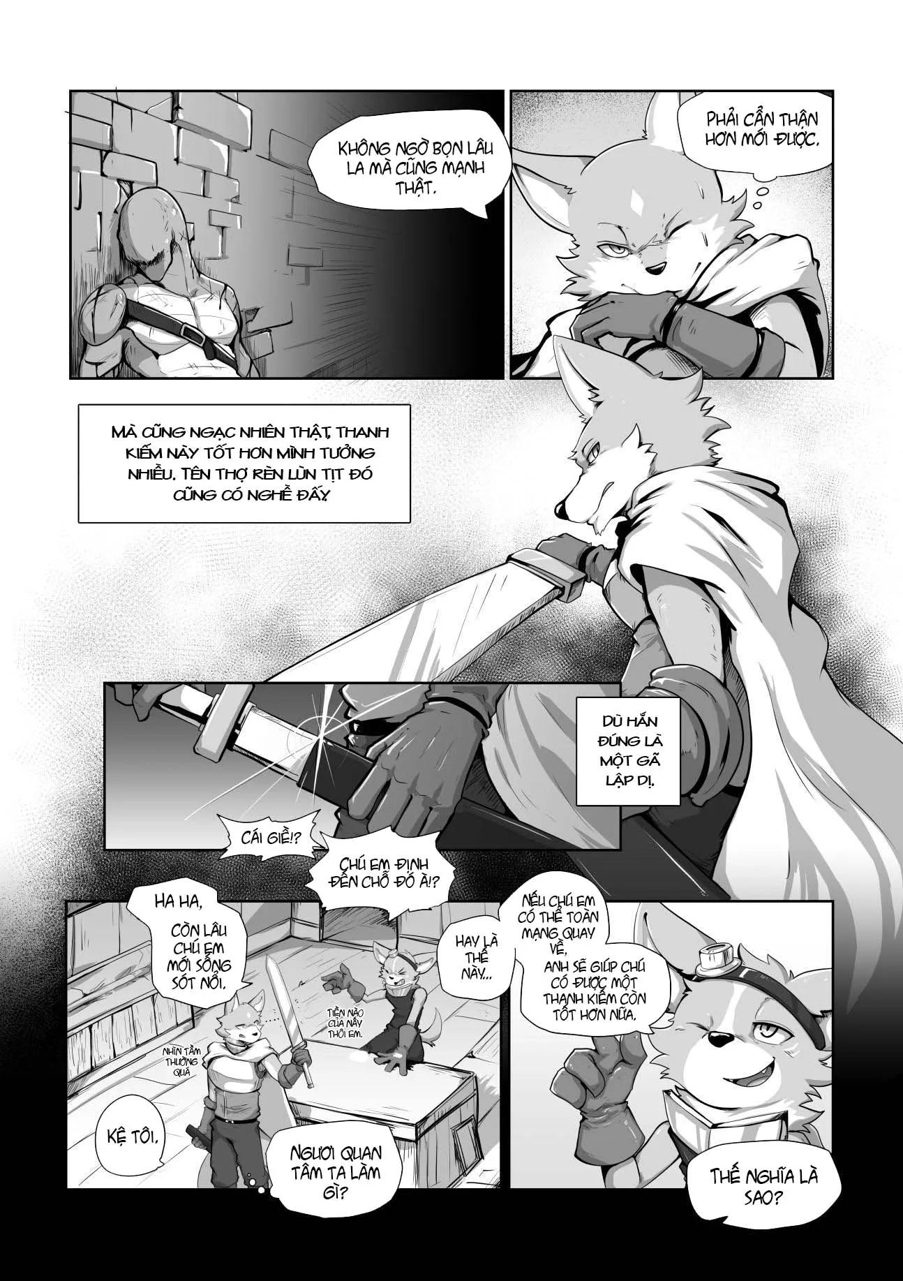 HentaiVN.net - Ảnh 4 - Hiệp sĩ và ác ma [Where you belong] - Chap 1