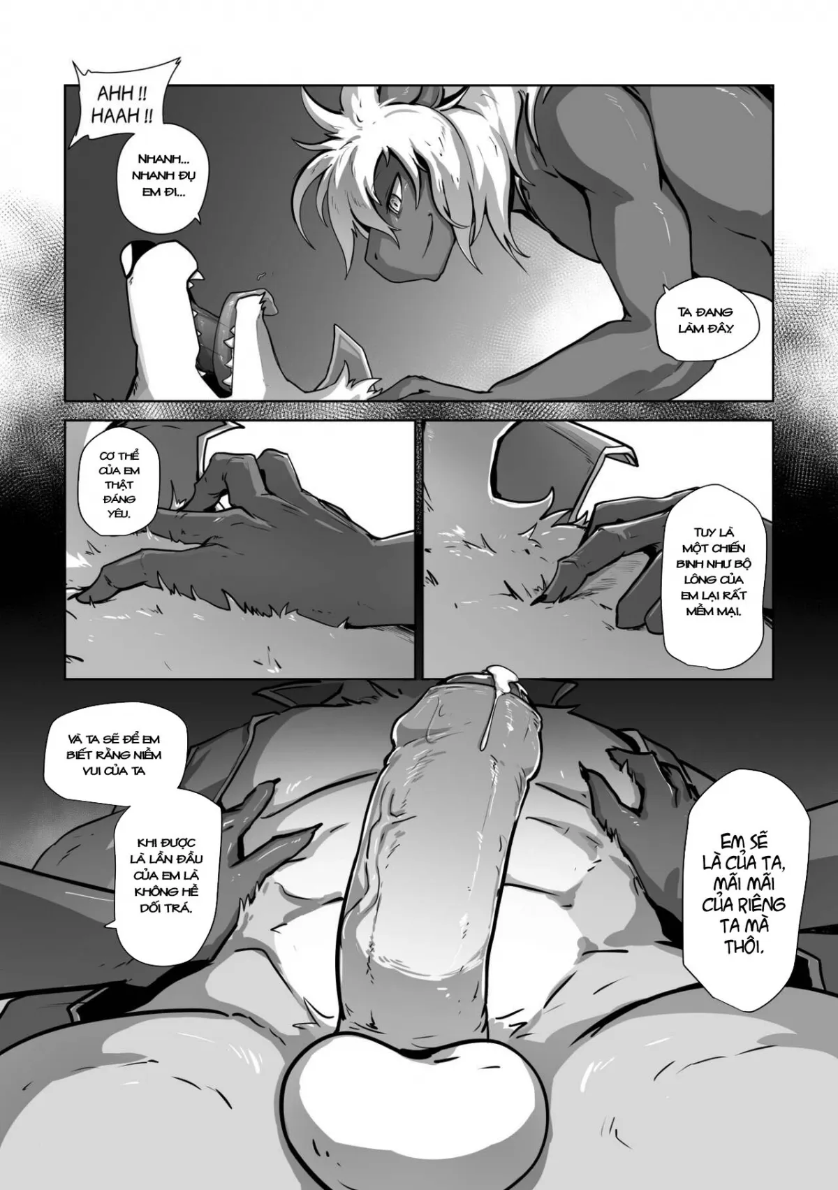 HentaiVN.net - Ảnh 9 - Hiệp sĩ và ác ma [Where you belong] - Chap 3
