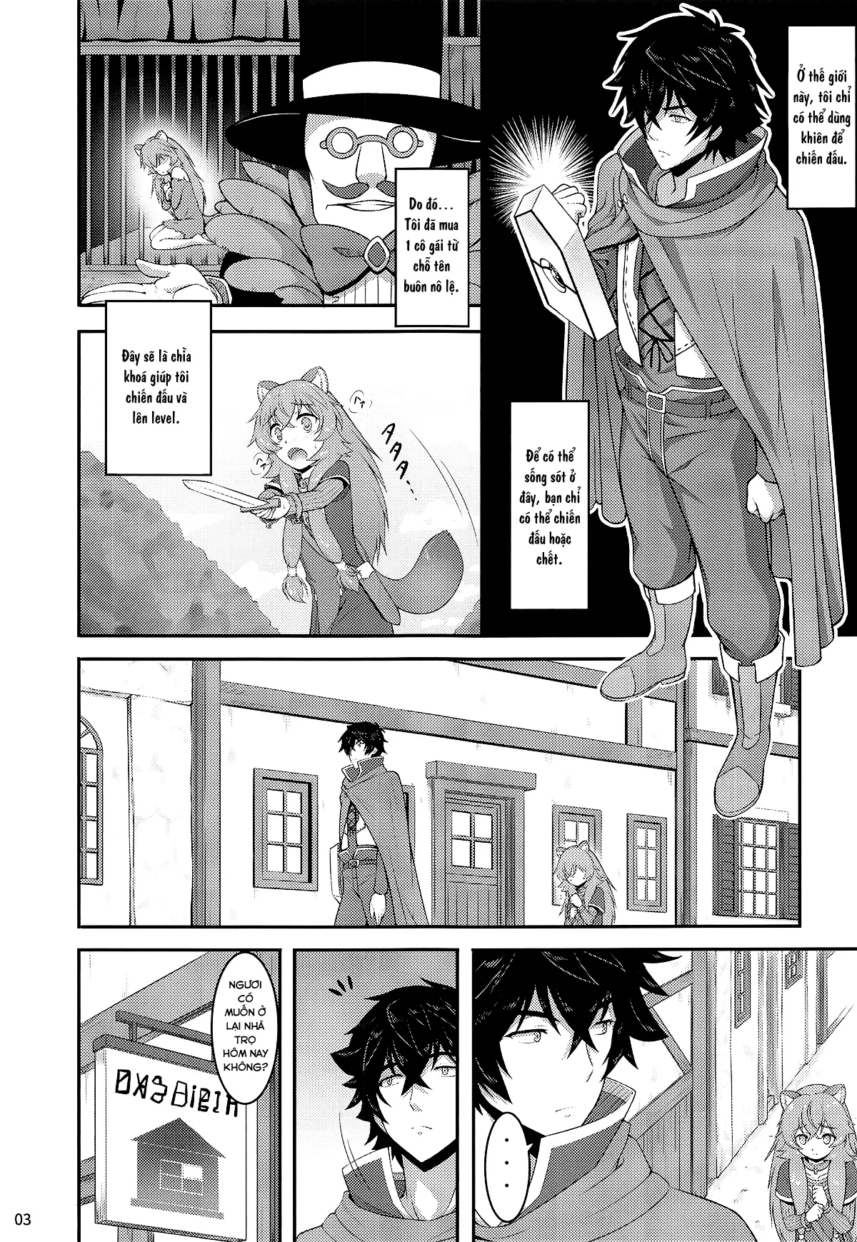 HentaiVN.net - Ảnh 3 - Nô lệ Raphtalia Lv.1 (Tate no Yuusha no Nariagari) [[A-Lucky☆村重の乱 (アラーキー村重)] SLAVE'S GIRL OF LEVEL 1 (盾の勇者の成り上がり)] - Chap 1