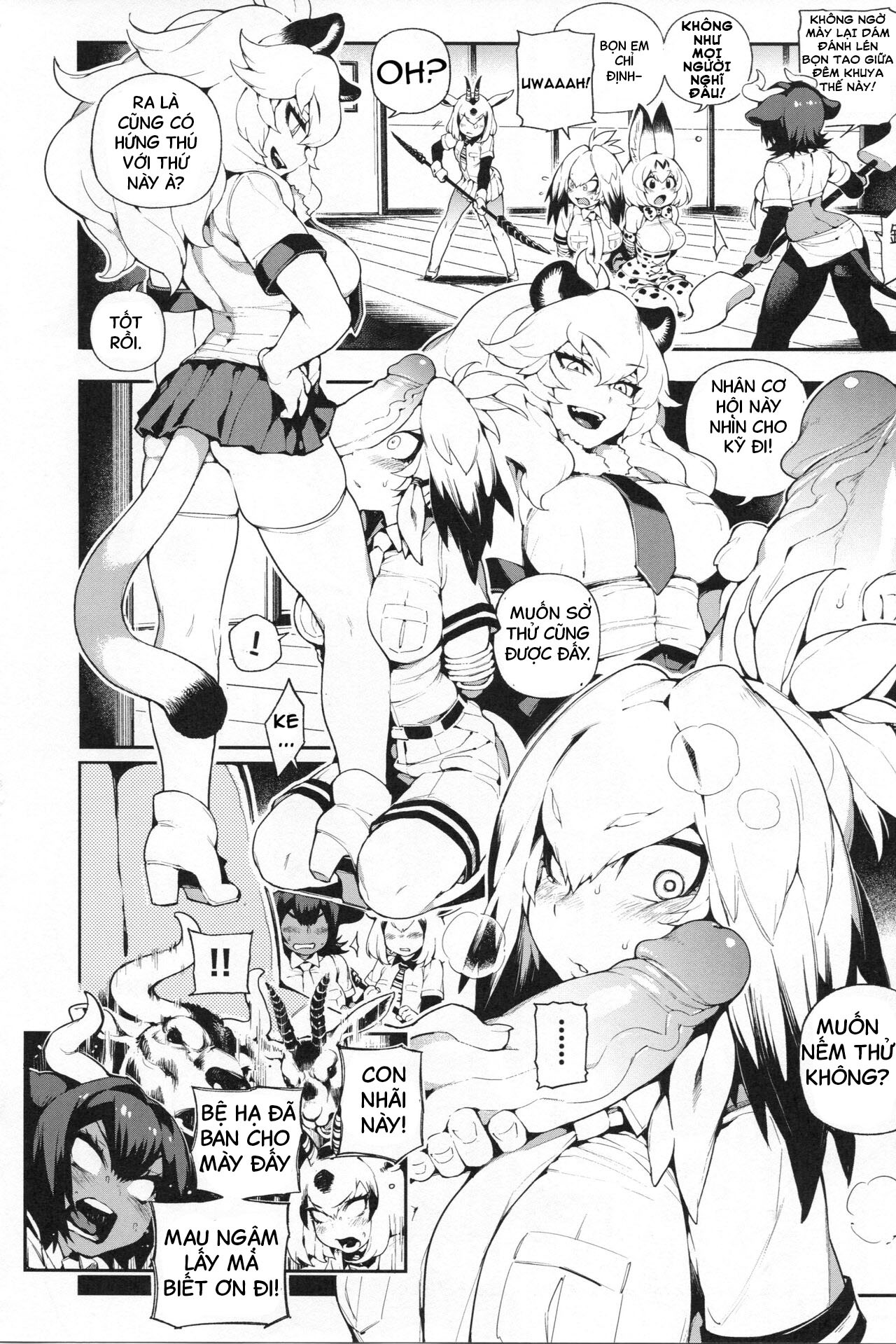 HentaiVN.net - Ảnh 4 - Beast Friends - Chap 1