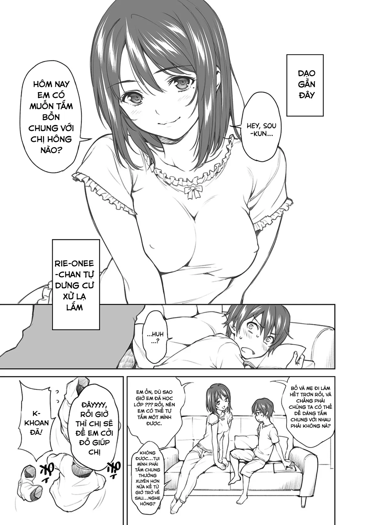 HentaiVN.net - Ảnh 17 - Tuyển Tập Mấy Con Đĩ Onee-san! [OneShota Atsume] - Chap 1