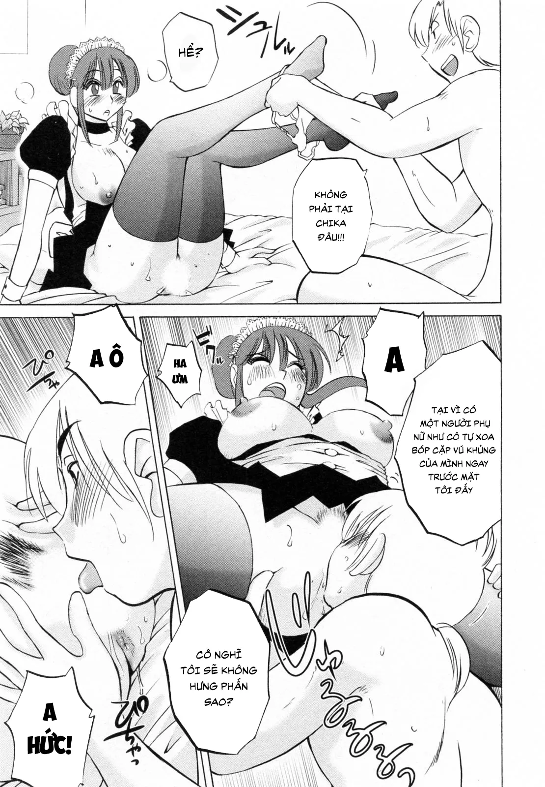 HentaiVN.net - Ảnh 16 - Maid no Mitsukosan Vol.2 [家政婦のミツコさん 2] - Chap 1
