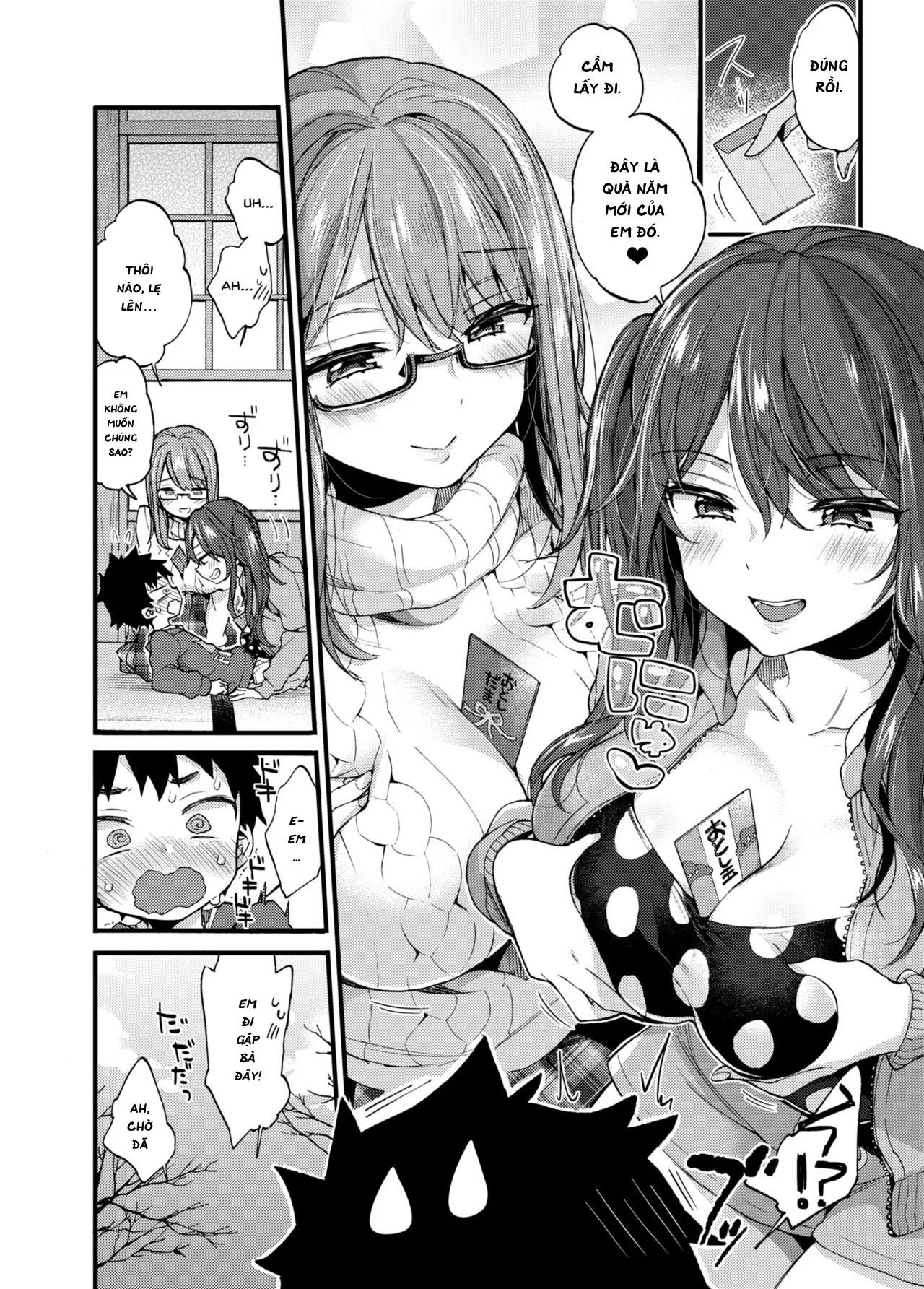 HentaiVN.net - Ảnh 5 - Kì Nghỉ Tết Khó Quên (re-up) [Fuyuyasumi wa Itoko no Onee-chan ni Asonde moraimashita., ふゆやすみはいとこのおねえちゃんにあそんでもらいました。] - Chap 1