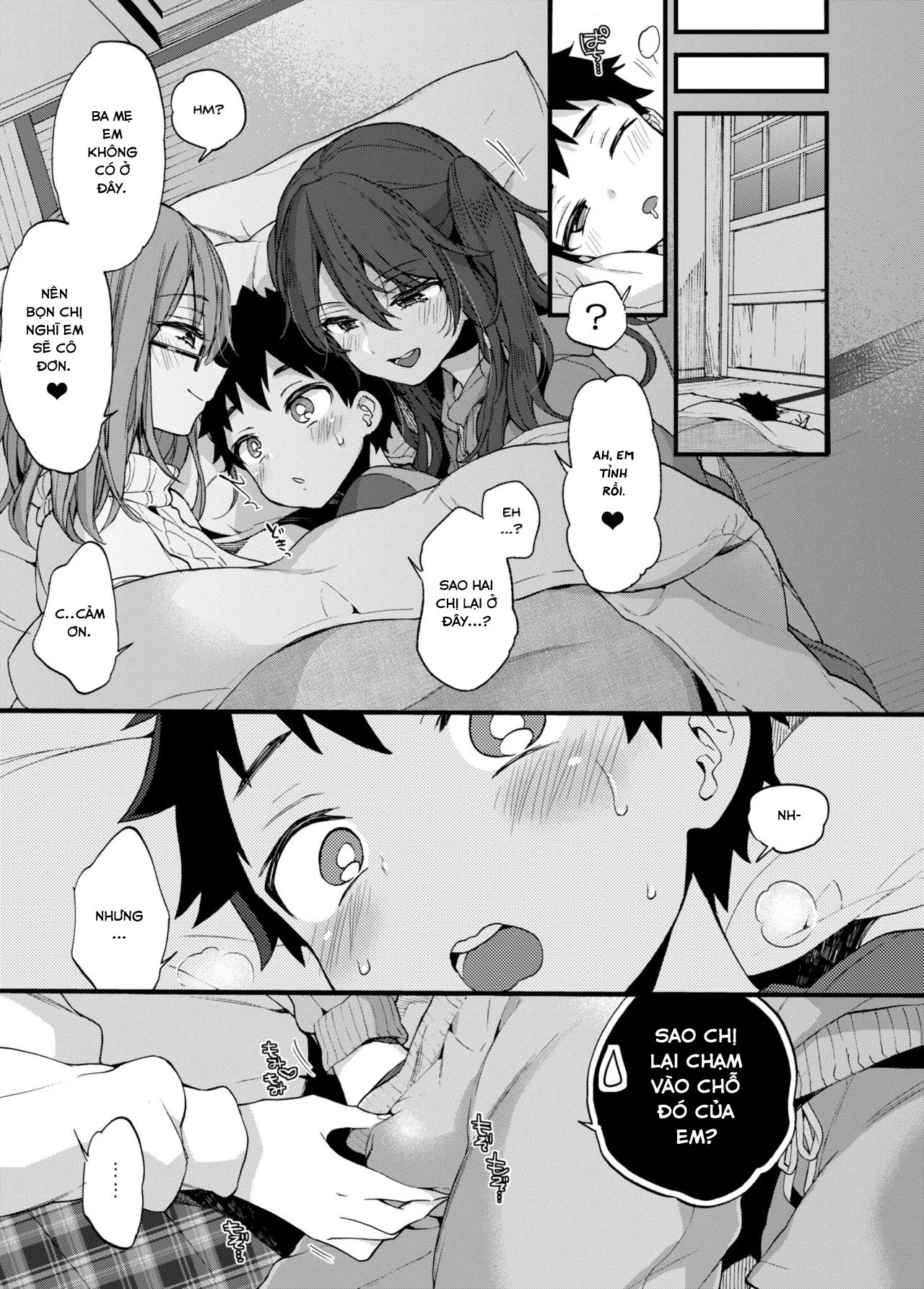 HentaiVN.net - Ảnh 6 - Kì Nghỉ Tết Khó Quên (re-up) [Fuyuyasumi wa Itoko no Onee-chan ni Asonde moraimashita., ふゆやすみはいとこのおねえちゃんにあそんでもらいました。] - Chap 1