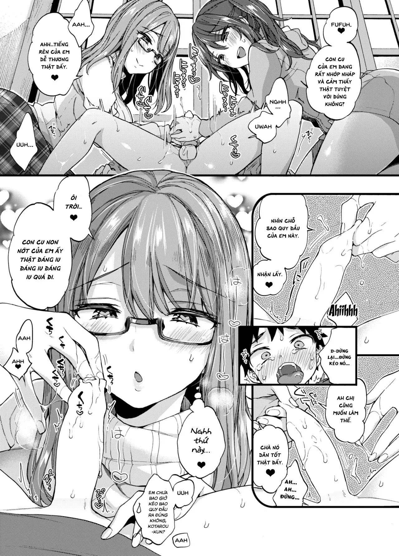 HentaiVN.net - Ảnh 8 - Kì Nghỉ Tết Khó Quên (re-up) [Fuyuyasumi wa Itoko no Onee-chan ni Asonde moraimashita., ふゆやすみはいとこのおねえちゃんにあそんでもらいました。] - Chap 1