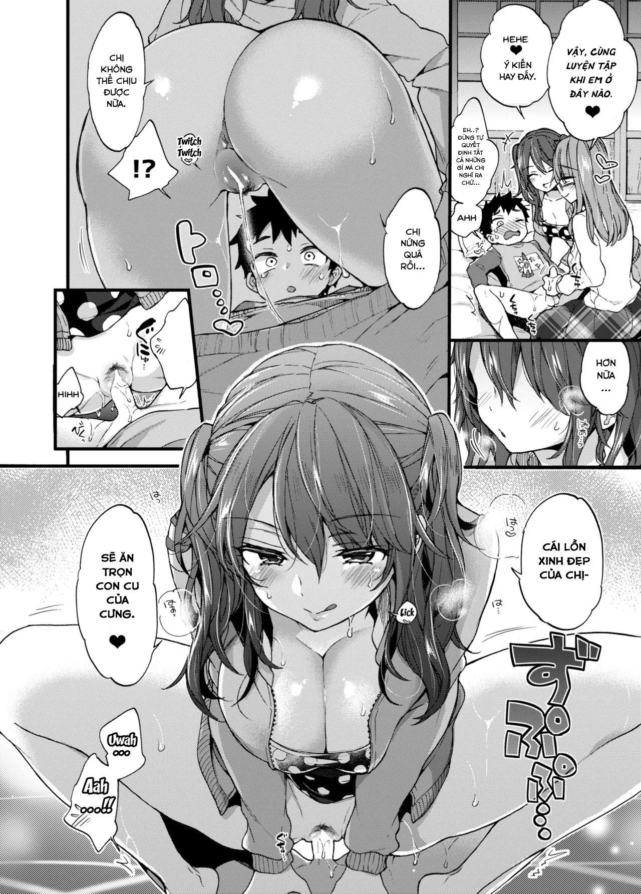 HentaiVN.net - Ảnh 9 - Kì Nghỉ Tết Khó Quên (re-up) [Fuyuyasumi wa Itoko no Onee-chan ni Asonde moraimashita., ふゆやすみはいとこのおねえちゃんにあそんでもらいました。] - Chap 1