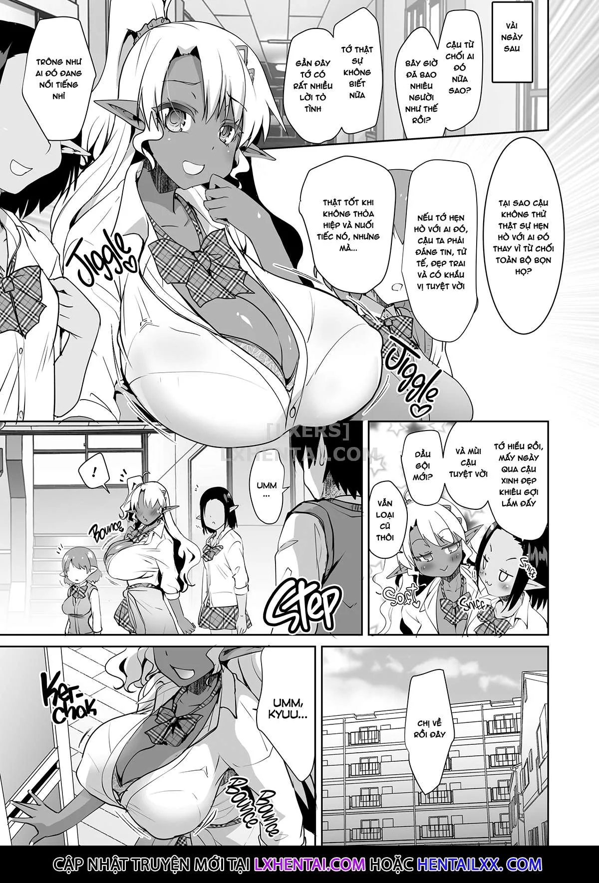 HentaiVN.net - Ảnh 11 - JK Dark Elf Shokushu o Kau! [Dark Elf Schoolgirl Raises Tentacles] - Chap 1