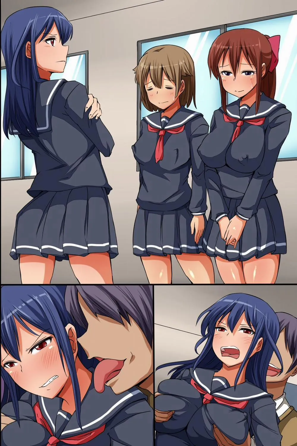 HentaiVN.net - Ảnh 2 - Mienai Aitsu ni Yowami o Nigirare Namahame - Chap 1