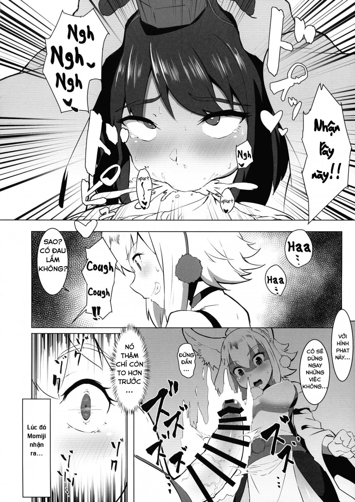 HentaiVN.net - Ảnh 11 - Ganbare Momiji! Aya-chan no Chinpo ni Makeruna! - Chap 1