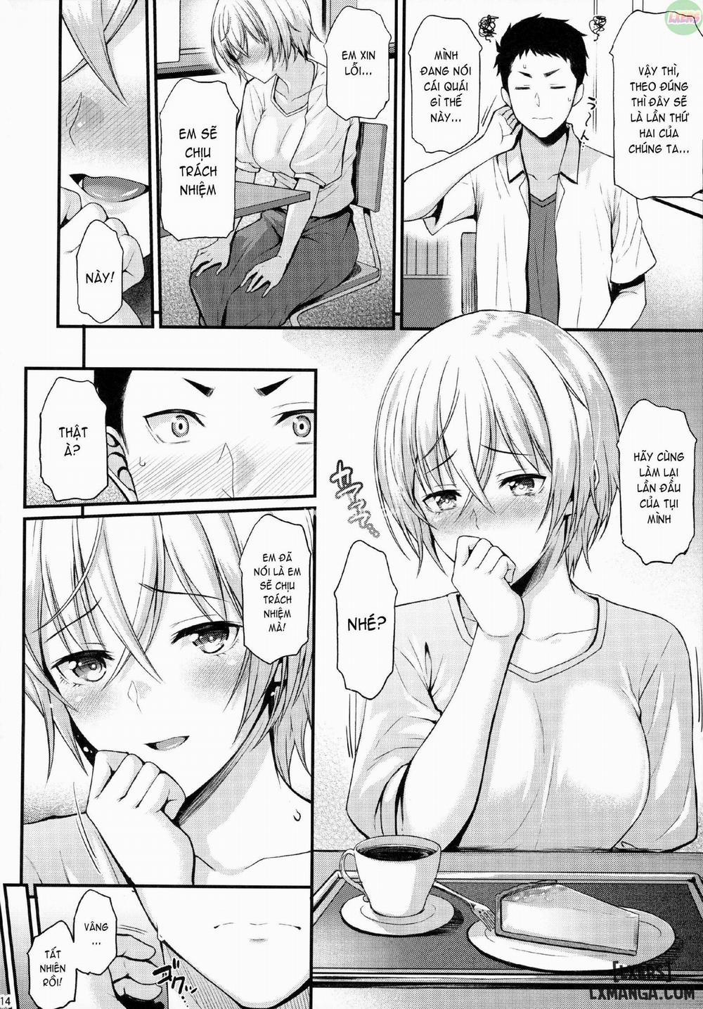 HentaiVN.net - Ảnh 13 - Itoshi no Senpai to Mou Ichido Hajimete [Redoing The First Time With My Beloved Senpai; Làm lại ...lần đầu... với bạn gái Senpai] - Chap 1