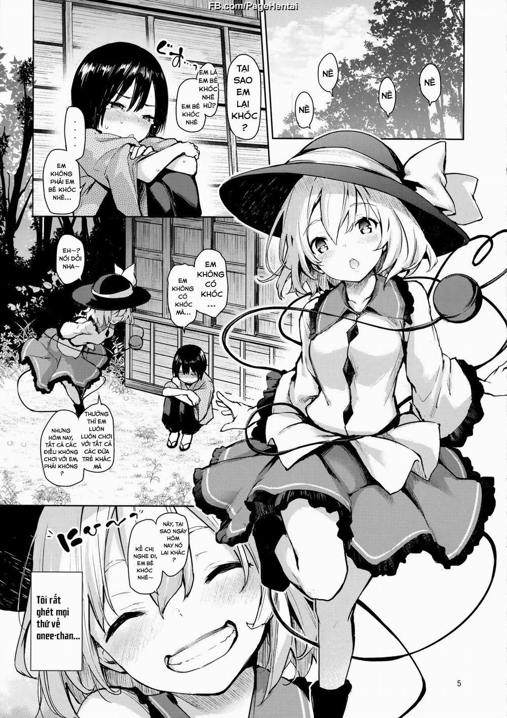 HentaiVN.net - Ảnh 3 - Em bé khóc nhè (Touhou) [Nagusame Jouzu no Koishi-chan] - Chap 1