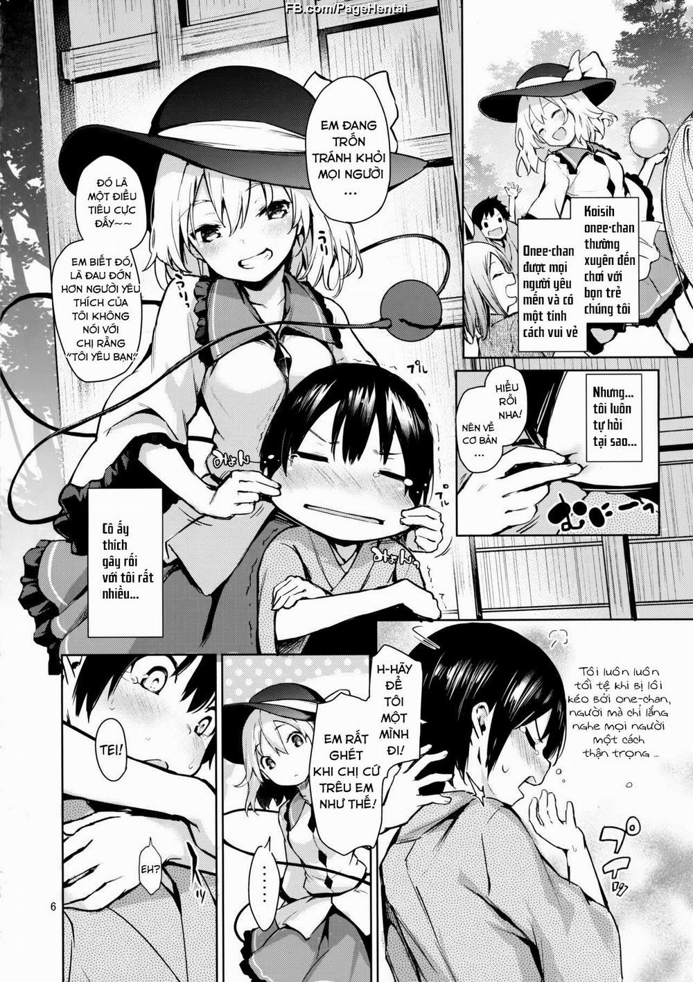 HentaiVN.net - Ảnh 4 - Em bé khóc nhè (Touhou) [Nagusame Jouzu no Koishi-chan] - Chap 1