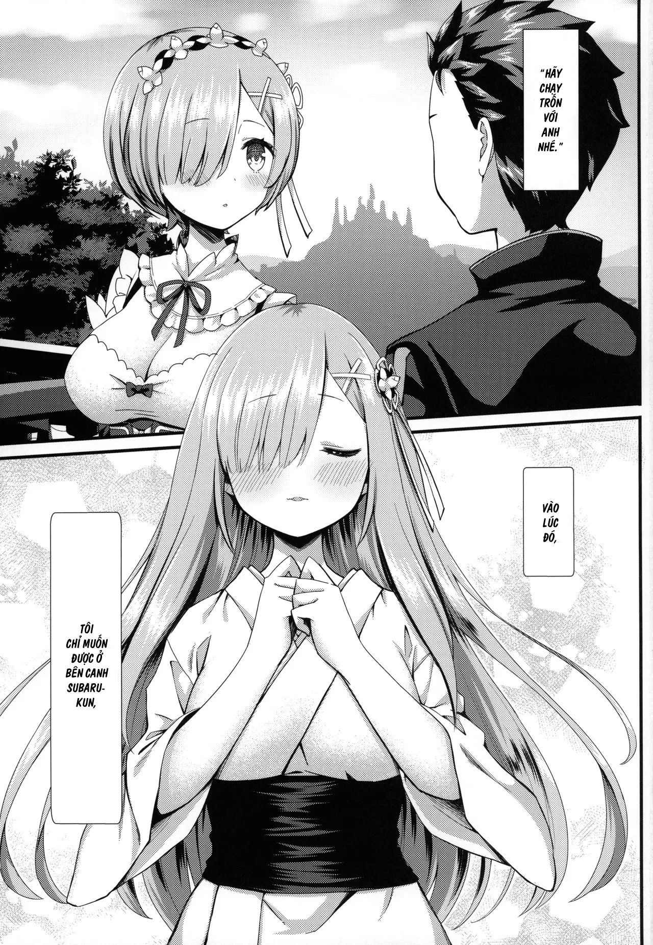 HentaiVN.net - Ảnh 4 - Rem to Ichakora Seikatsu [レムといちゃこら生活] - Chap 1