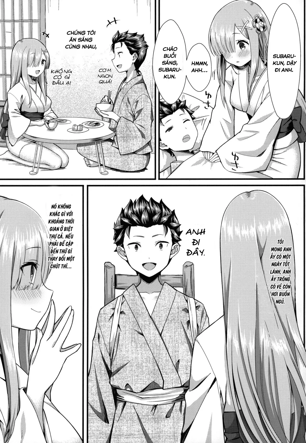 HentaiVN.net - Ảnh 6 - Rem to Ichakora Seikatsu [レムといちゃこら生活] - Chap 1