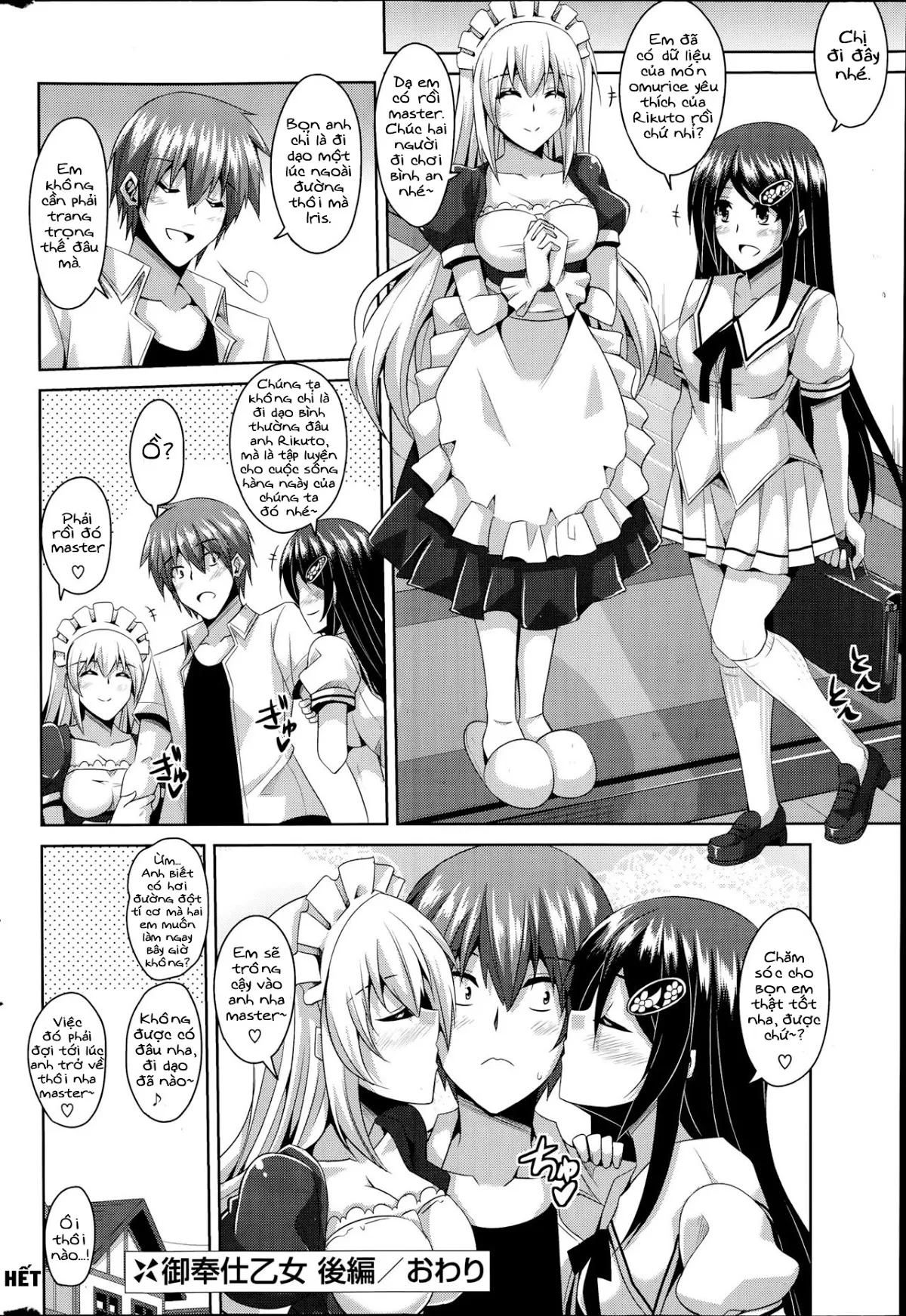 HentaiVN.net - Ảnh 40 - Cô hầu gái đặc biệt [Gohoushi Otome] - Chap 1