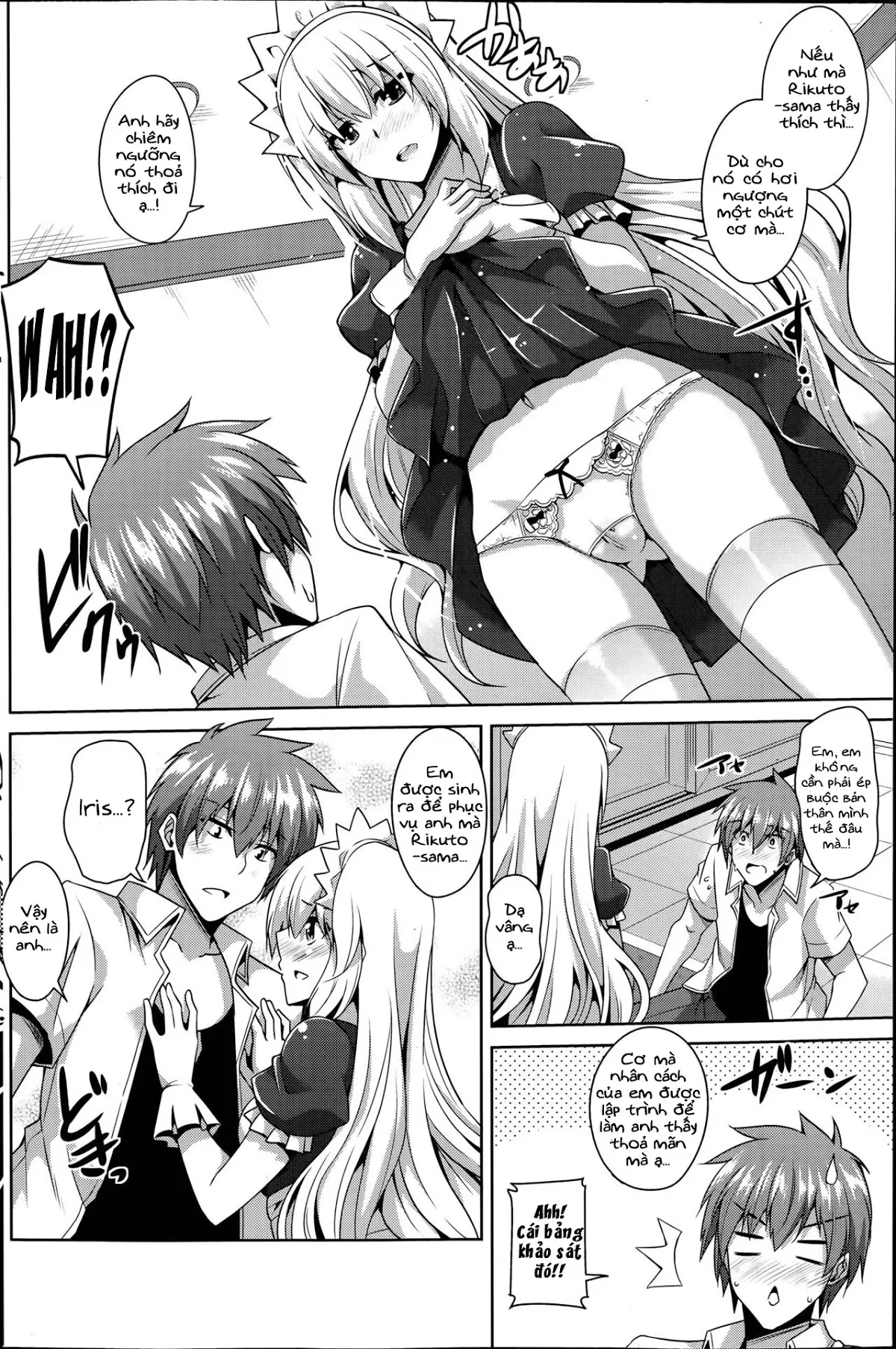 HentaiVN.net - Ảnh 8 - Cô hầu gái đặc biệt [Gohoushi Otome] - Chap 1