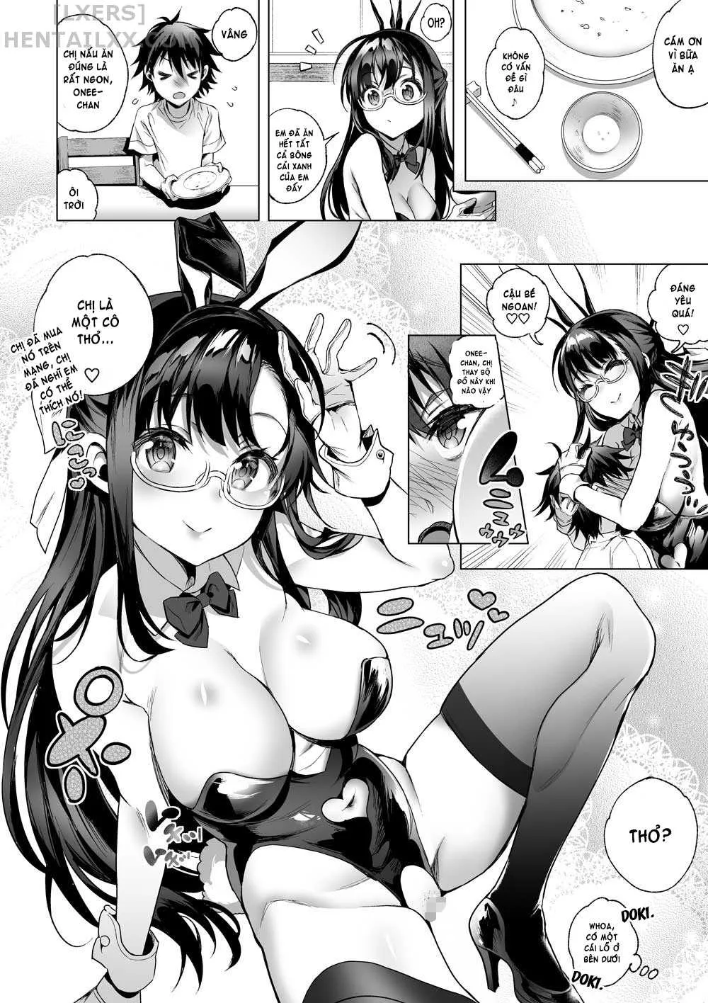 HentaiVN.net - Ảnh 12 - Sayuki Onee-San Wa Gaman Ga Dekinai - Chap 1
