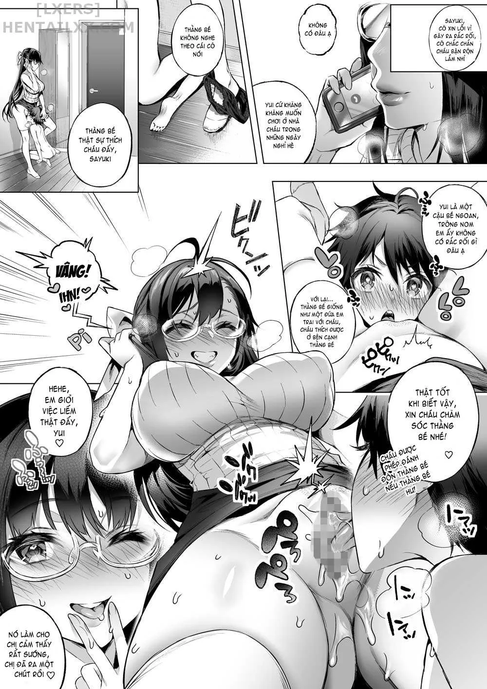 HentaiVN.net - Ảnh 3 - Sayuki Onee-San Wa Gaman Ga Dekinai - Chap 1