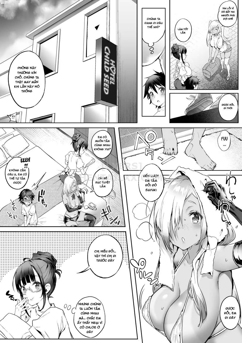 HentaiVN.net - Ảnh 9 - Sayuki Onee-San Wa Gaman Ga Dekinai - Chap 2