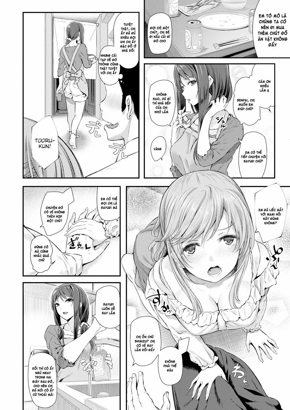 HentaiVN.net - Ảnh 3 - A Senpai on Each Arm (Chap 1) - Chap 1