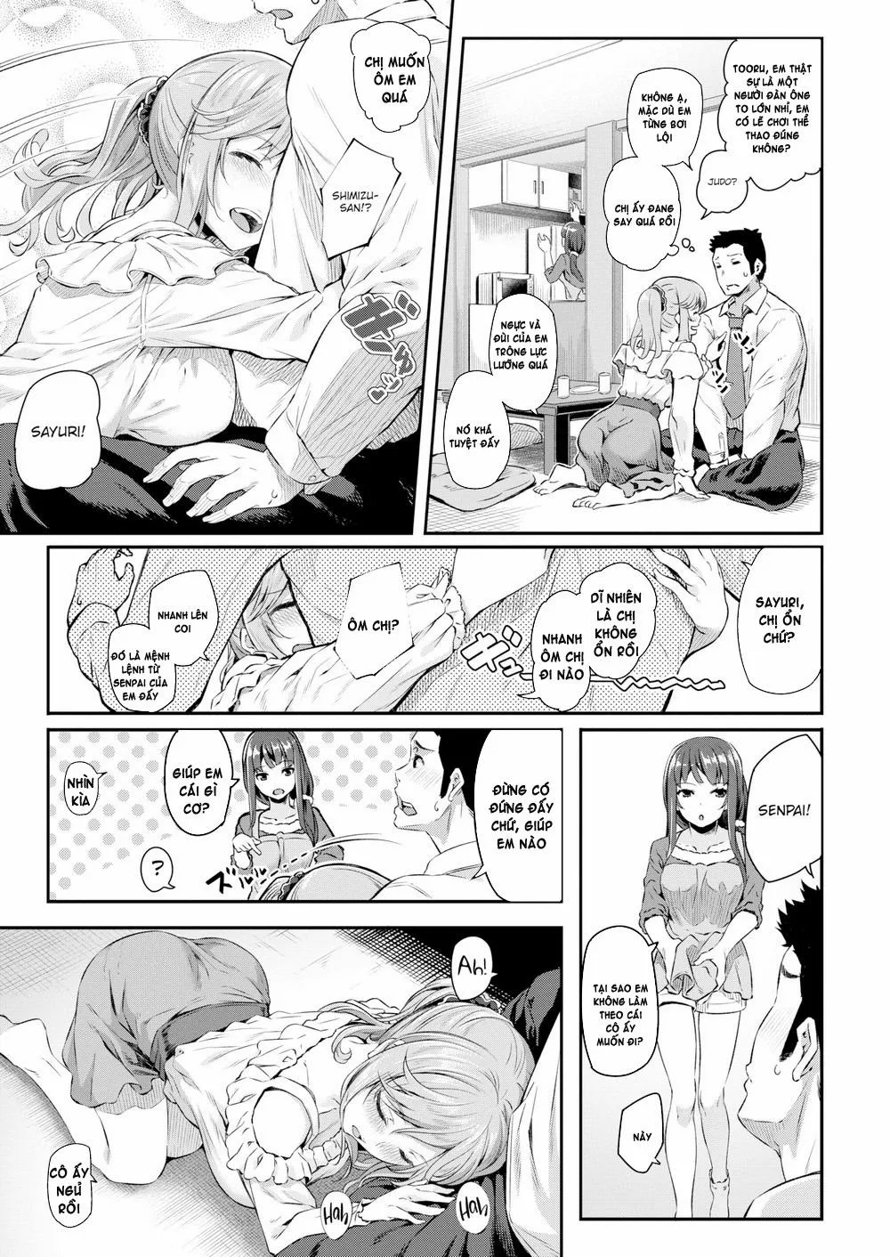 HentaiVN.net - Ảnh 4 - A Senpai on Each Arm (Chap 1) - Chap 1
