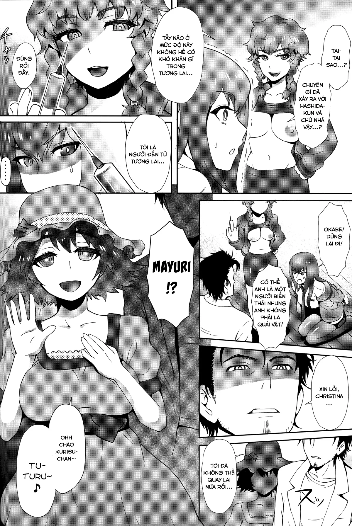 HentaiVN.net - Ảnh 8 - Heikou Uchuu no Mad Scientist - Chap 1