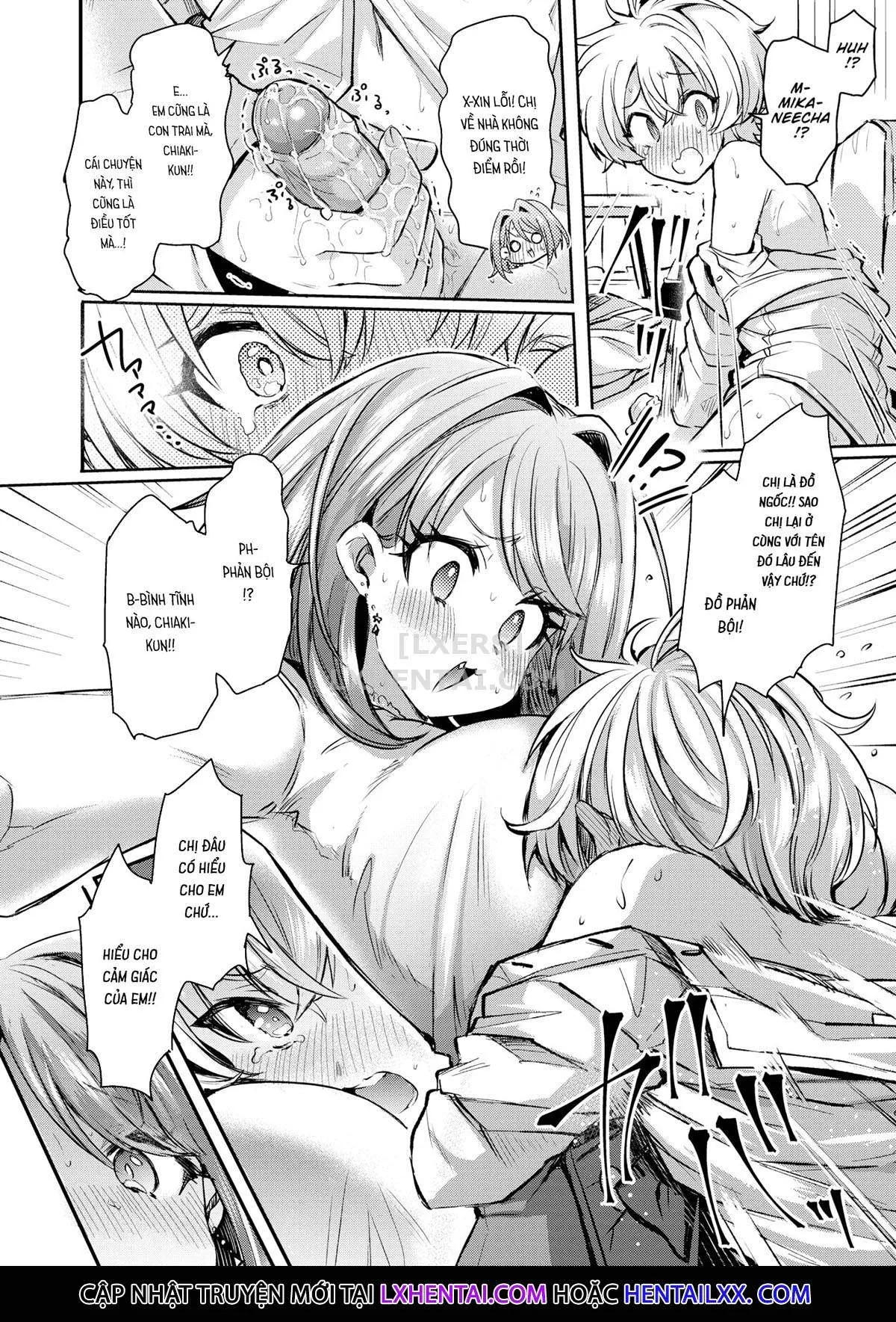 HentaiVN.net - Ảnh 12 - Mika-neechan & Chiaki-kun [Mika Nee-Chan To Chiaki-Kun] - Chap 1
