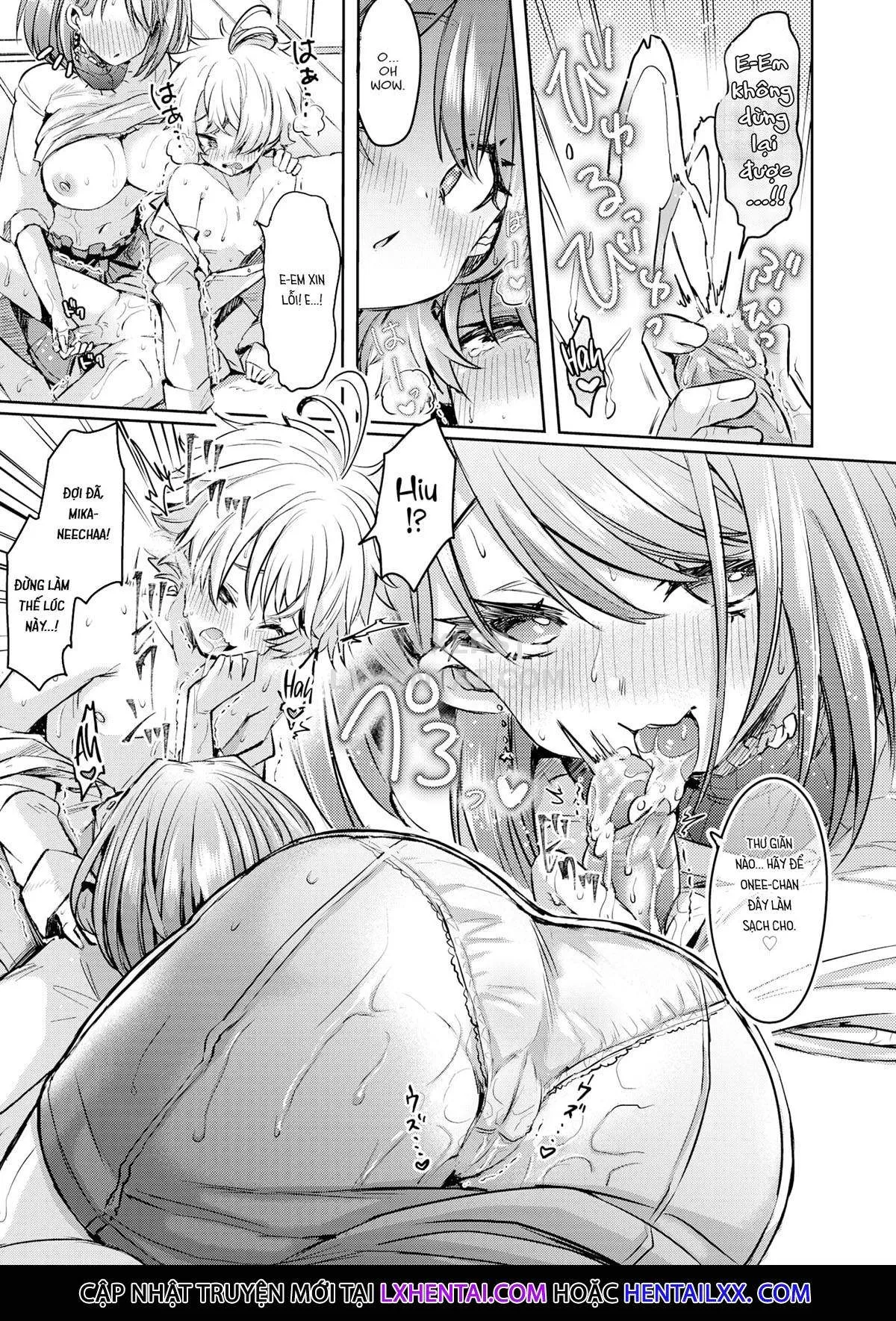 HentaiVN.net - Ảnh 17 - Mika-neechan & Chiaki-kun [Mika Nee-Chan To Chiaki-Kun] - Chap 1