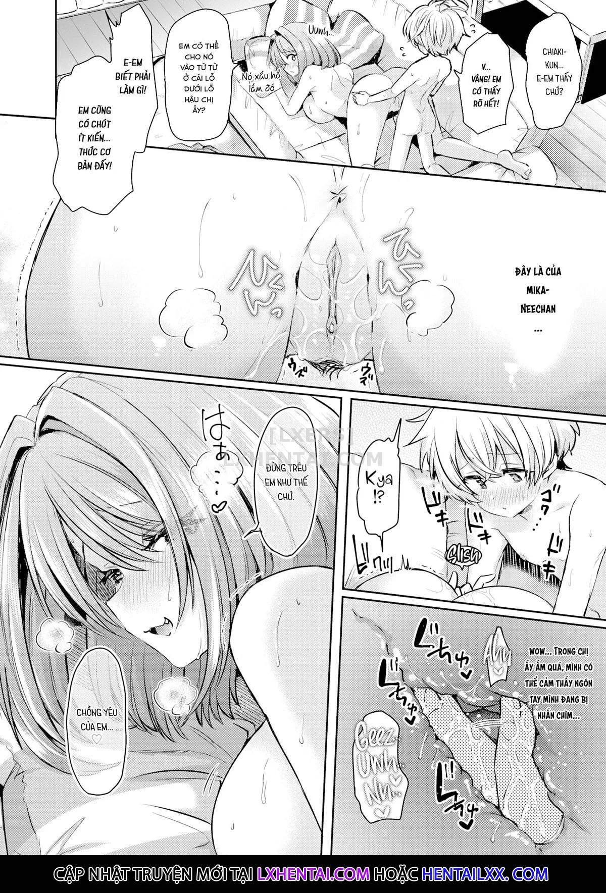 HentaiVN.net - Ảnh 20 - Mika-neechan & Chiaki-kun [Mika Nee-Chan To Chiaki-Kun] - Chap 1