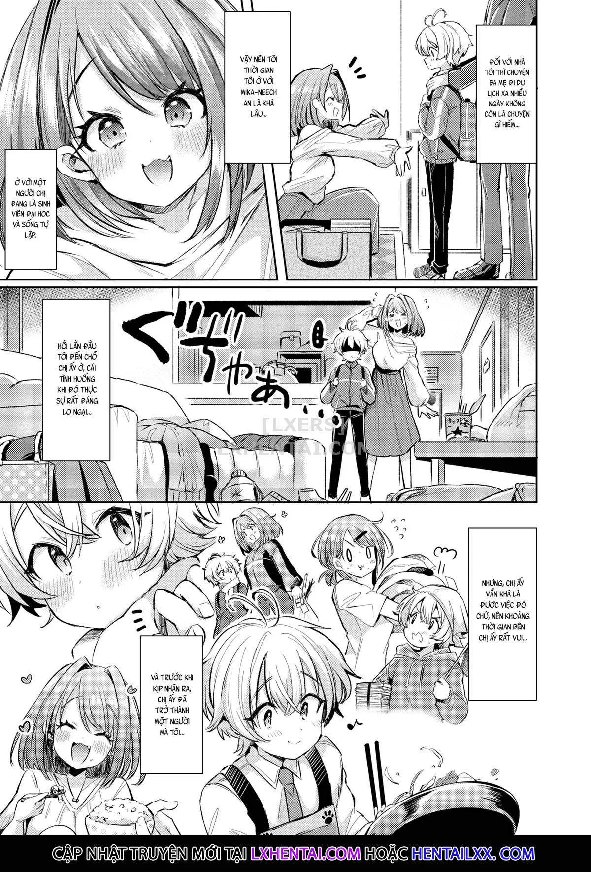HentaiVN.net - Ảnh 5 - Mika-neechan & Chiaki-kun [Mika Nee-Chan To Chiaki-Kun] - Chap 1
