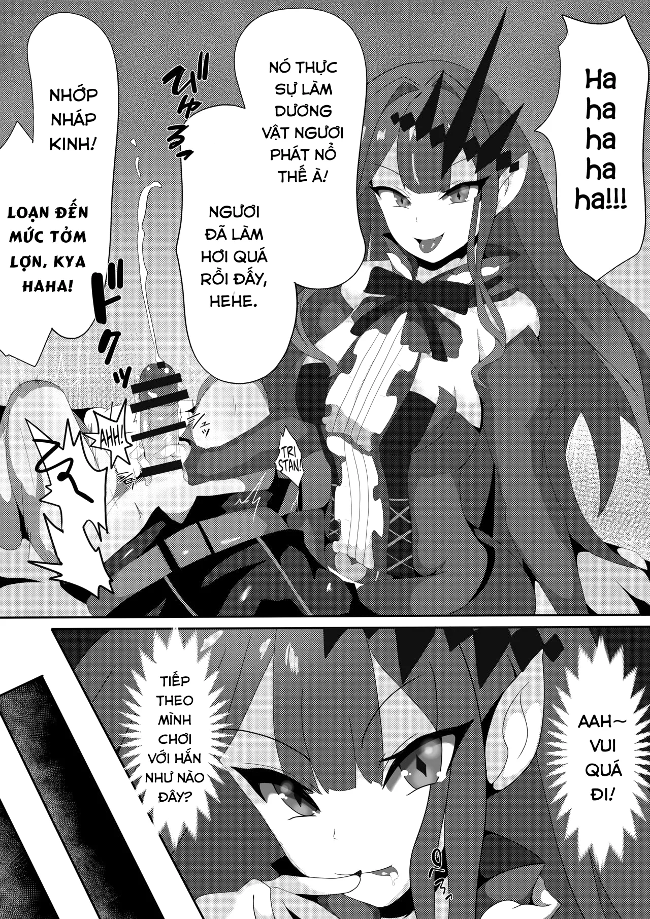 HentaiVN.net - Ảnh 6 - Fairy Knight và tên Master vô độ. [Yousei Kishi to Zetsurin Master; Fairy Knight and Insatiable Master] - Chap 1