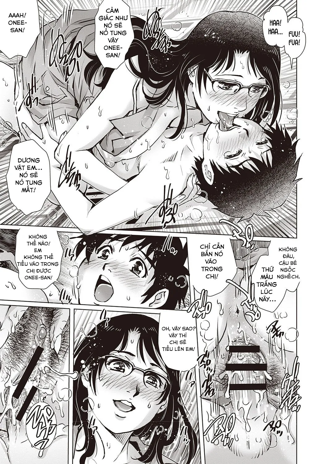 HentaiVN.net - Ảnh 14 - Happening! [ハプニング! (年下童貞マニア♡)] - Chap 1