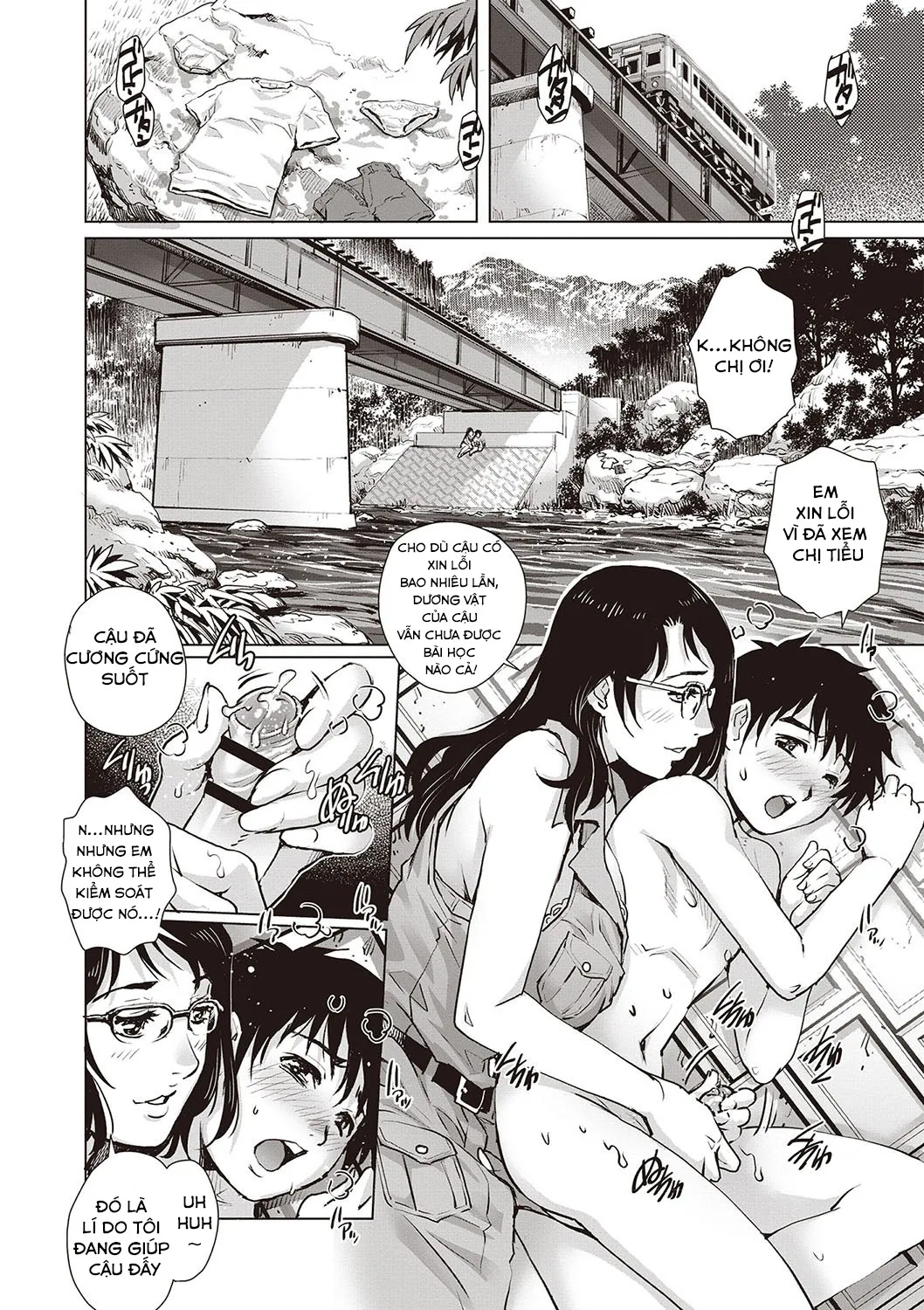HentaiVN.net - Ảnh 7 - Happening! [ハプニング! (年下童貞マニア♡)] - Chap 1