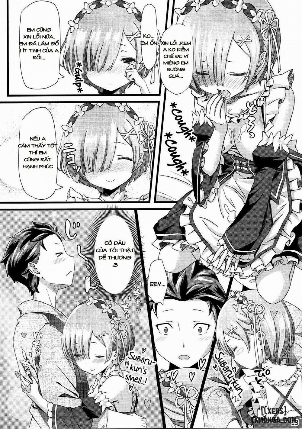 HentaiVN.net - Ảnh 12 - Re: Zero Kara Hajimeru Isekai Icha Love Seikatsu [Câu chuyện tình của Rem và Subaru] - Chap 1