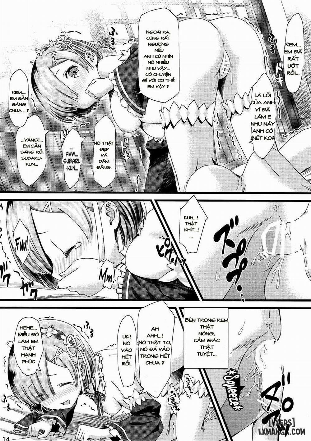 HentaiVN.net - Ảnh 13 - Re: Zero Kara Hajimeru Isekai Icha Love Seikatsu [Câu chuyện tình của Rem và Subaru] - Chap 1